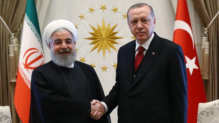 Erdoğan ile Ruhani Suriye'yi görüştü