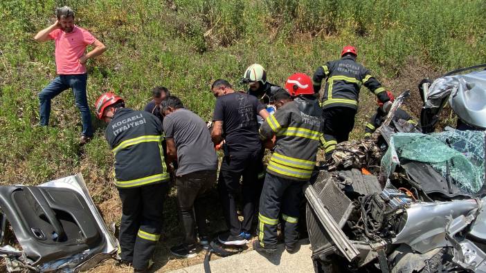 Kuzey Marmara Otoyolu'nda feci kaza: 2’si çocuk 4 yaralı