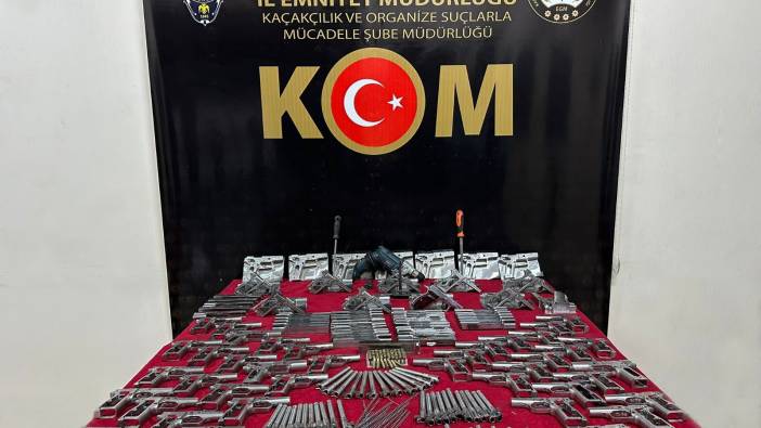 Gaziantep'te yasa dışı silah imalathanesine baskın: 3 gözaltı