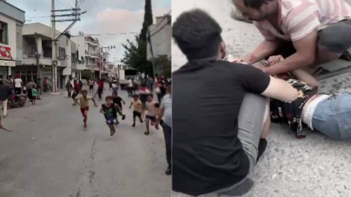 Mersin'de taşlı sopalı kavga