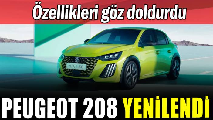 Yeni Peugeot 208'in özellikleri tanıtıldı