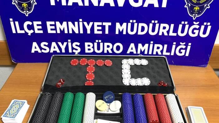 Antalya'da, kumar oynayanlara cezai işlem