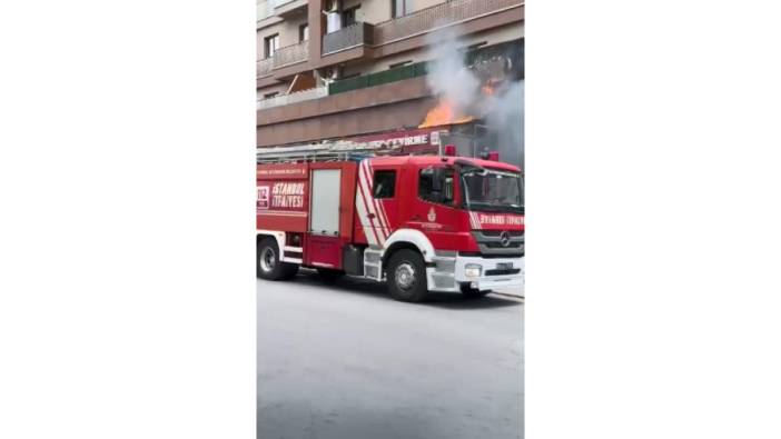 Restoranda korkutan yangın maddi hasarla atlatıldı