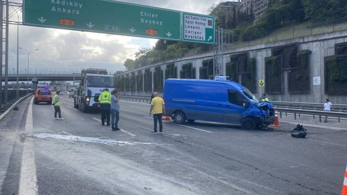TEM Otoyolu'nda feci kaza: 1 ağır yaralı