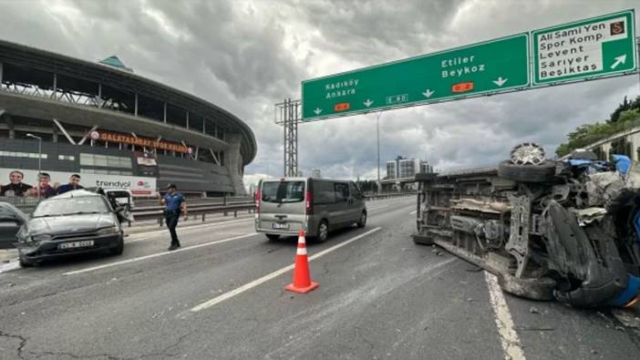 TEM Otoyolu'nda kaza: 2 yaralı