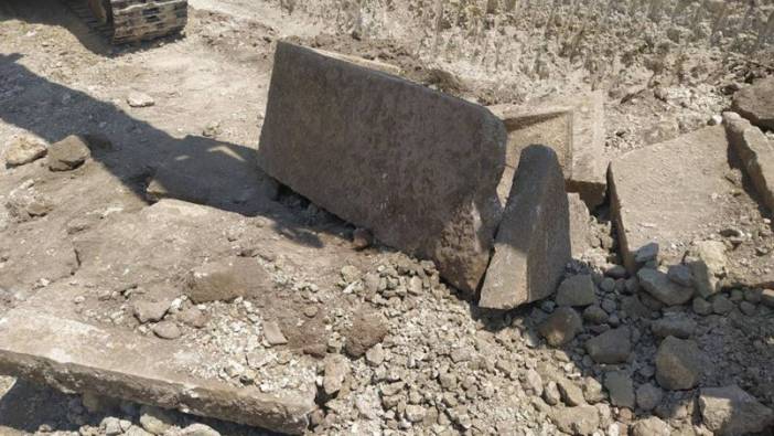 Afyonkarahisar'da temel kazısında lahit bulundu