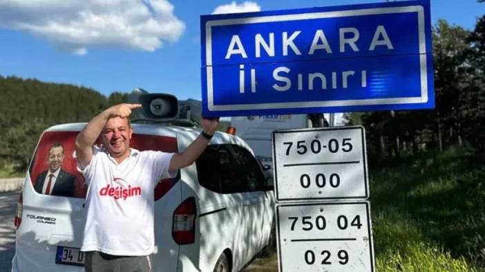 Tanju Özcan Ankara'ya ulaştı