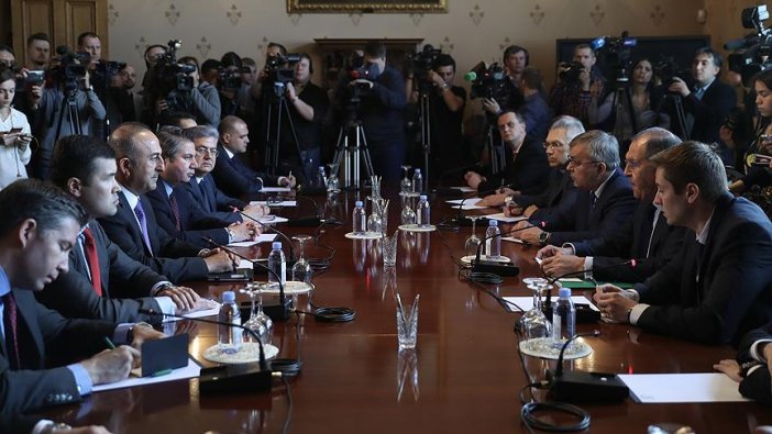 Çavuşoğlu, Lavrov ve Zarif Moskova'da bir araya geldi