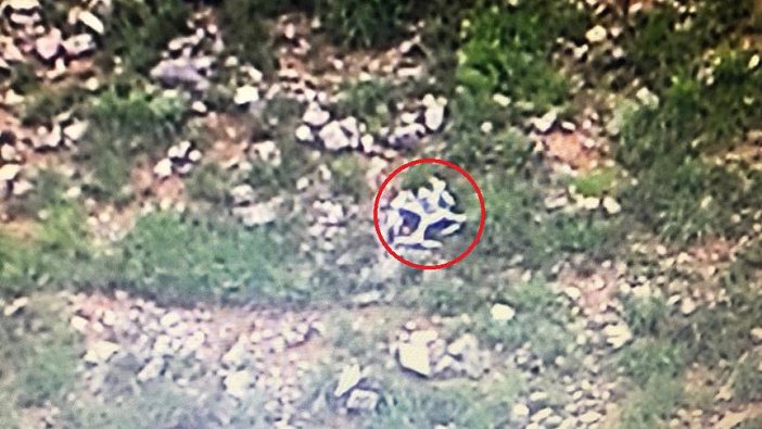 Teröristlere ait drone düşürüldü