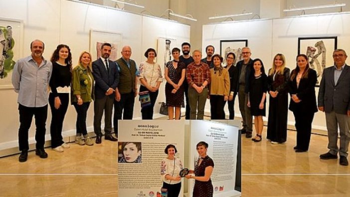 Grafik ve plastik resimde buluştu