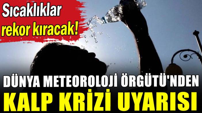 Dünya Meteoroloji Örgütü'nden kalp krizi uyarısı: Sıcaklıklar rekor kıracak