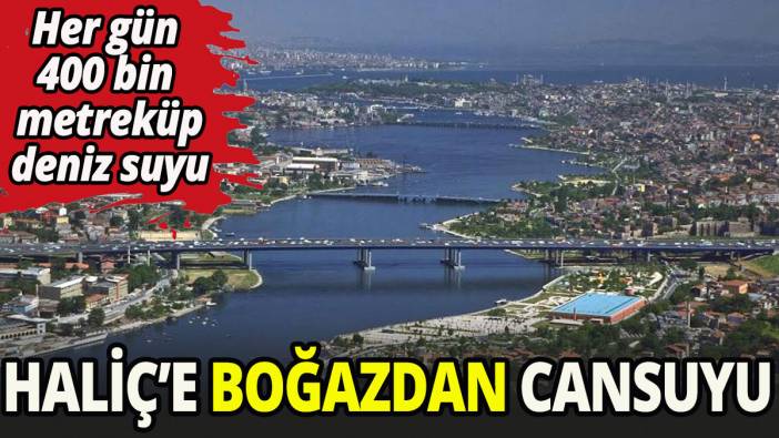 Haliç'e boğazdan cansuyu