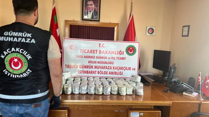 Mersin Limanı'nda çok miktarda uyuşturucu yakalandı