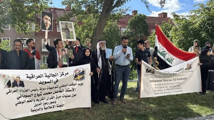 İsveç'te Kur'an-ı Kerim'e ve Irak bayrağına saygı programı düzenlendi