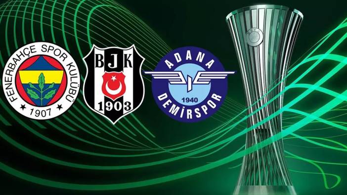 Fenerbahçe, Beşiktaş ve Adana Demirspor'un muhtemel rakipleri belli oldu