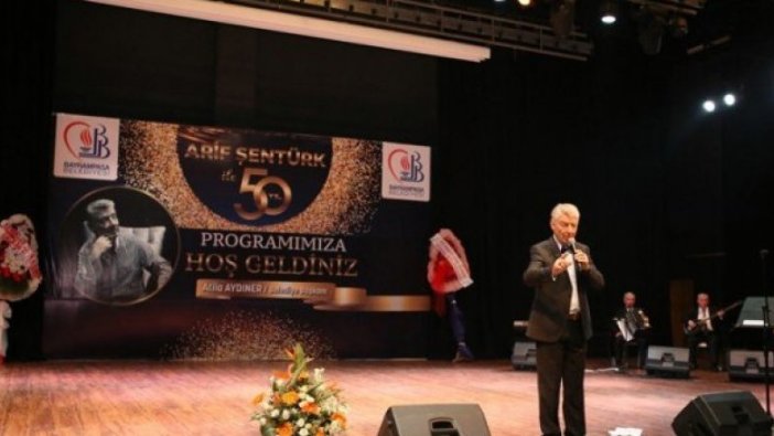 Arif Şentürk’ün 50. sanat yılı kutlandı