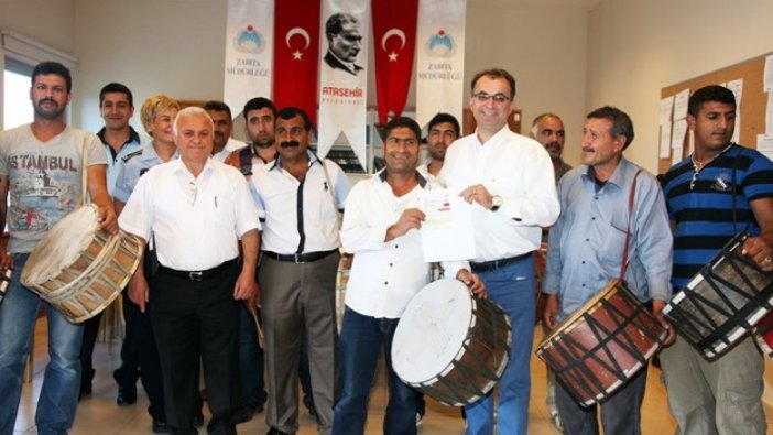 RAMAZAN davulcuları yetki belgelerini aldı