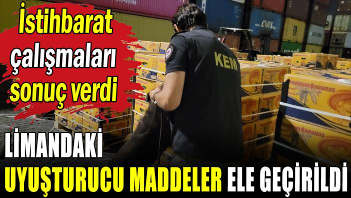 Muz yüklü konteynerden 11 kilo kokain çıktı