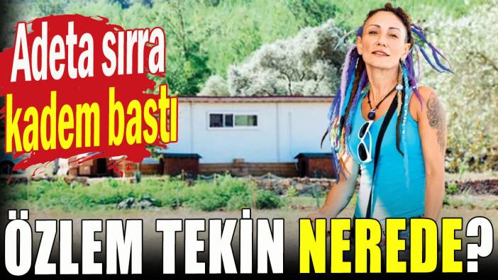 Şarkıcı Özlem Tekin sırra kadem bastı