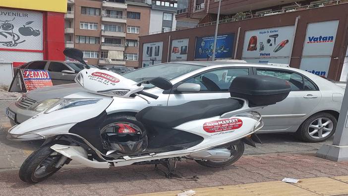Otomobil ile motosiklet çarpıştı