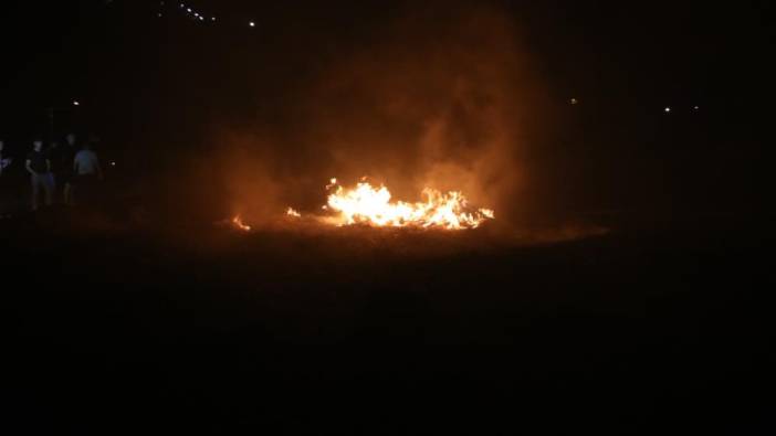 Afyonkarahisar'da tarım arazisinde yangın