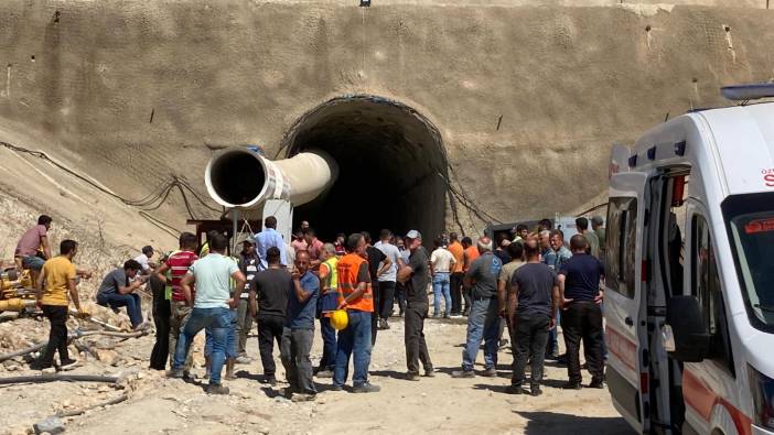 Tünel inşaatında işçiler gazdan etkilendi