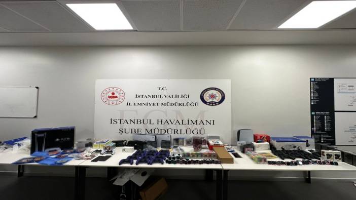 İstanbul Havalimanı'nda kaçakçılık operasyonu