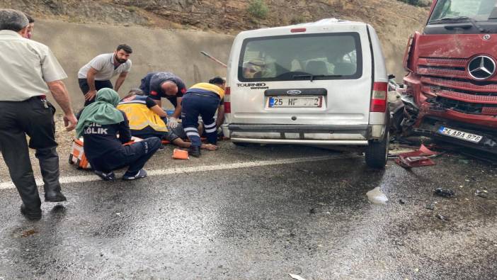 Gümüşhane'de kaza: 1 ölü 1 yaralı