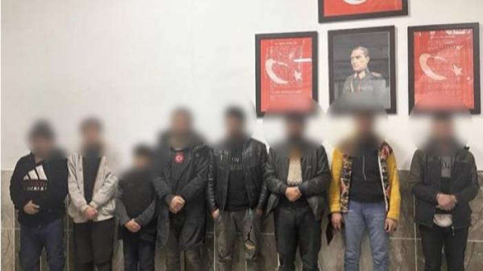 Iğdır'da 13 kaçak göçmen tutuklandı