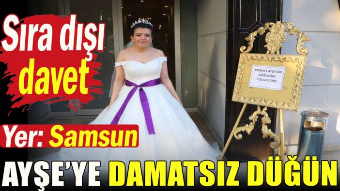 Ayşe'ye damatsız düğün