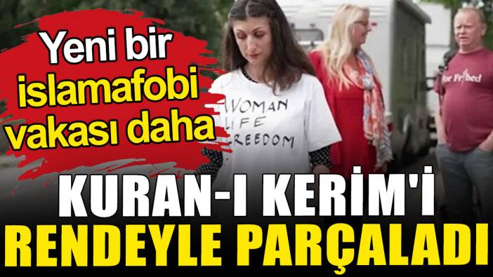 Yeni bir islamafobi vakası: Kuran-ı Kerim'i rendeyle parçaladı