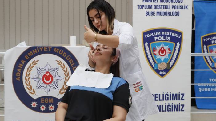 İlk makyaj polise