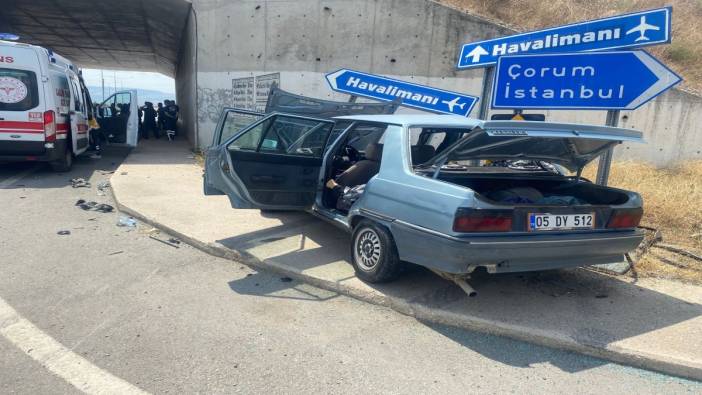 Amasya'da trafik kazası: 1 ölü 3 yaralı