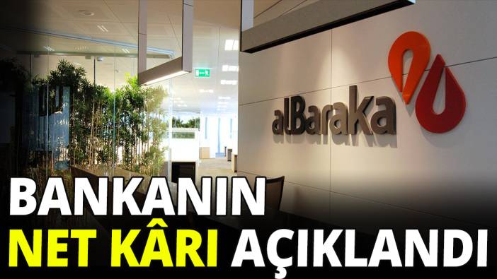 Albaraka Türk net kârını açıkladı