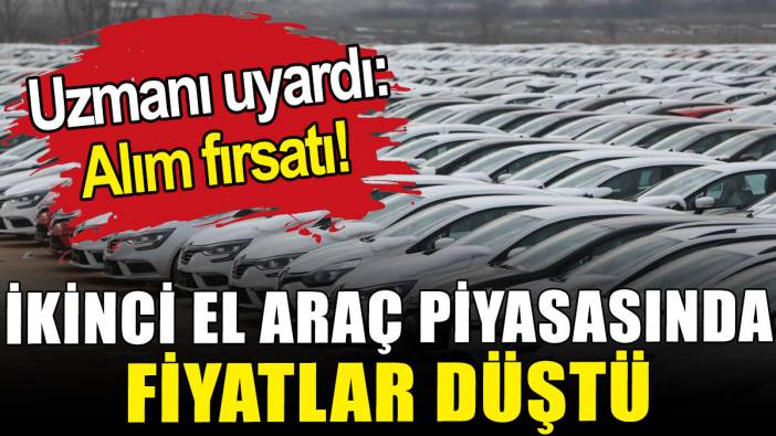 İkinci el araç piyasasında fiyatlar düştü