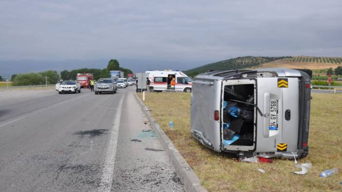 Amasya'da zincirleme kaza: 4 yaralı