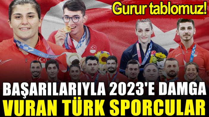 Başarılarıyla 2023'e damga vuran Türk sporcular: Gurur tablomuz