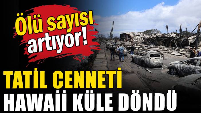 Tatil cenneti Hawaii küle döndü: Ölü sayısı artıyor