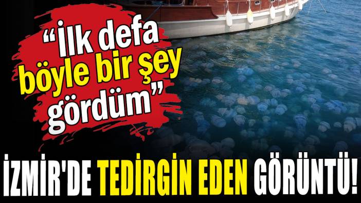 İzmir'de tedirgin eden görüntü!