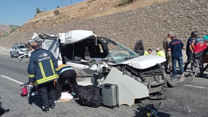 Van'da feci kaza: 3 kişi hayatını kaybetti