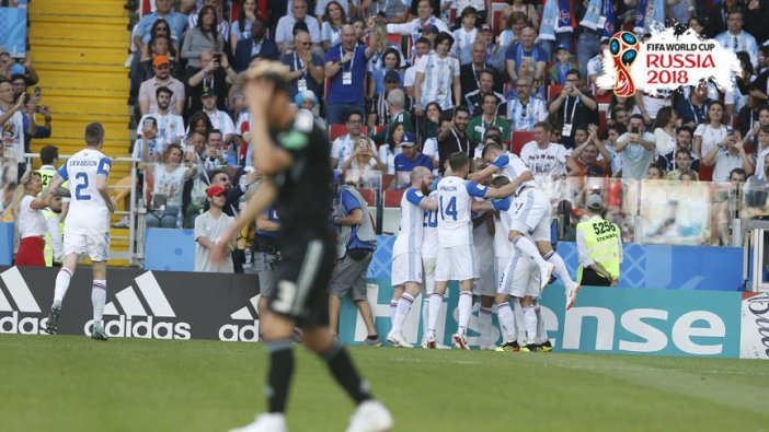 Messi penaltı kaçırdı Arjantin, İzlanda'yı yenemedi