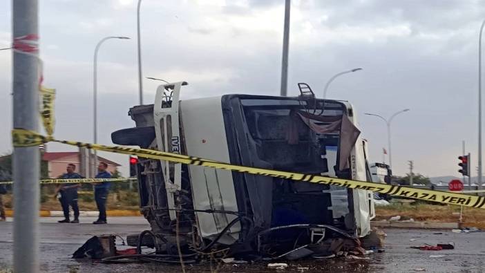 Emirdağ'da 33 kişinin yaralandığı kazada sürücü gözaltında