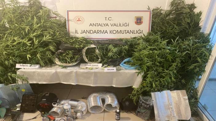 Antalya'da eş zamanlı uyuşturucu operasyonları