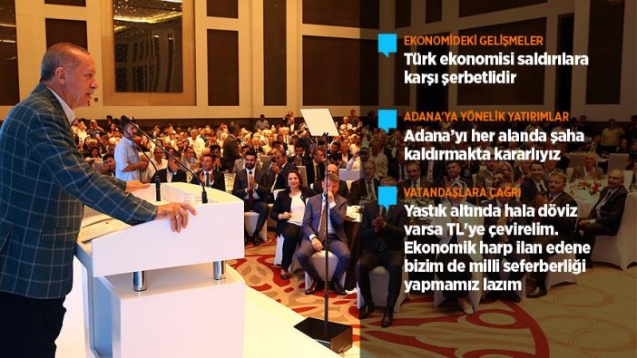 "Ekonomik harp ilan edene karşı gereğini yapmamız lazım"