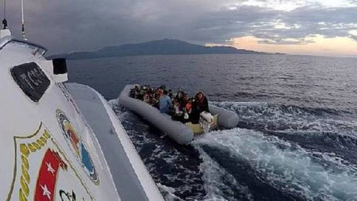 Ayvacık açıklarında 42 kaçak göçmen yakalandı