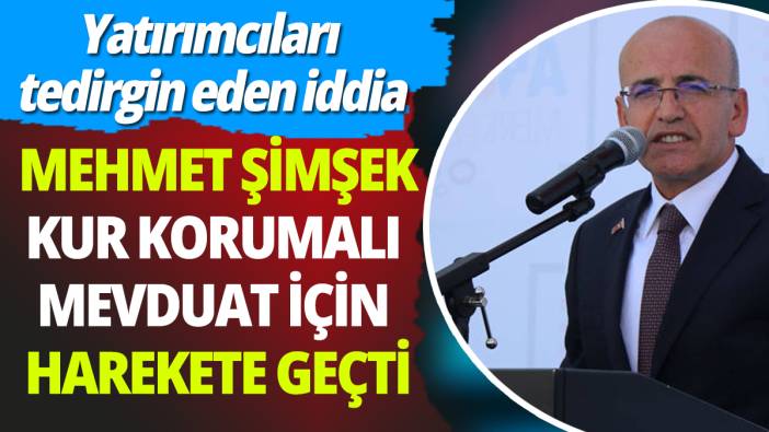Yatırımcılar dikkat: Mehmet Şimşek harekete geçti