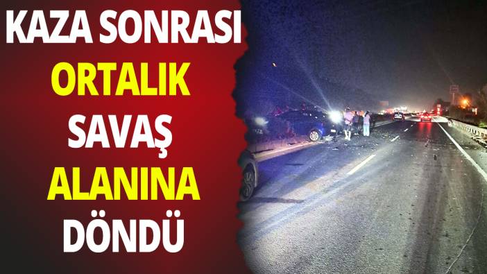 Muğla'daki trafik kazasında ortalık savaş alanına döndü