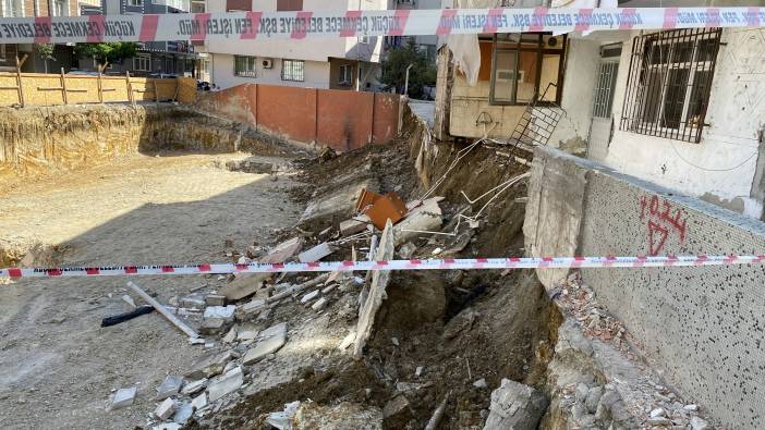 İstinaf duvarı çöktü: Binalar tahliye edildi