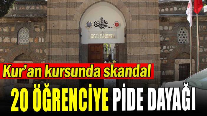20 öğrenciye pide dayağı