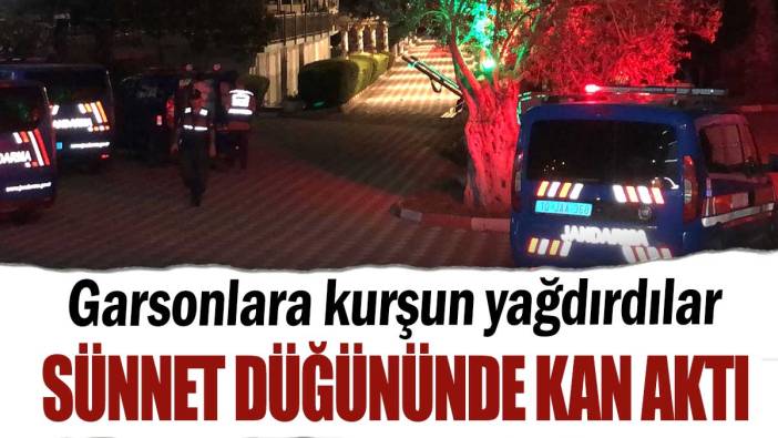 Sünnet düğününde kan aktı